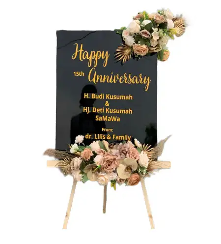 Papan Bunga Akrilik Jangkat Timur