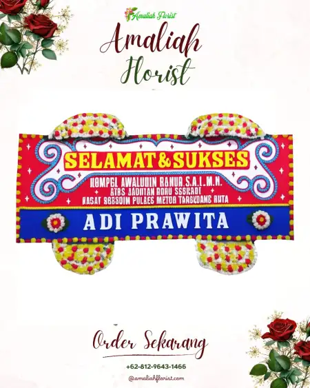 Papan Bunga Ucapan Selamat Jangkat Timur